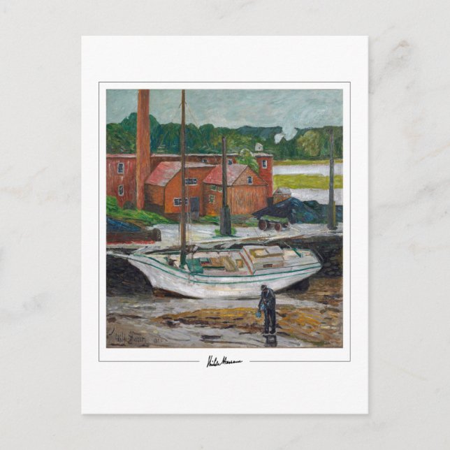 Childe Hassam #350 - Postal Bella Artes (Anverso)