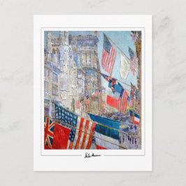 Childe Hassam #425-2 - Tarjeta postal de arte fino