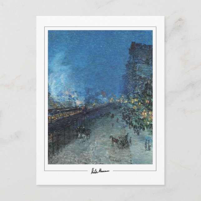 Childe Hassam #437-2 - Postal Bella Artes (Anverso)