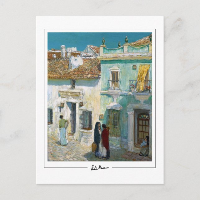 Childe Hassam #450-2 - Postal Bella Artes (Anverso)