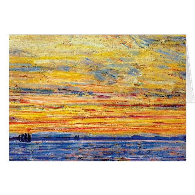 Childe Hassam - Tarde (Anverso (Horizontal))