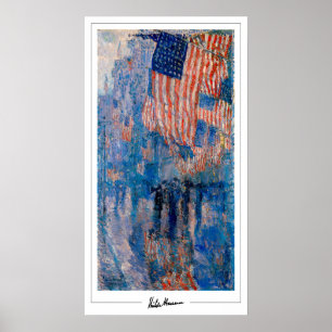 Childe Hassam Zedign Cartel de Arte #106