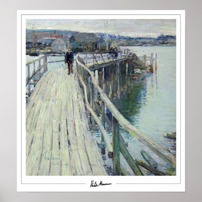 Childe Hassam Zedign cartel de arte #119-2 (Frente)