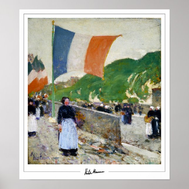 Childe Hassam Zedign cartel de arte #141-2 (Frente)