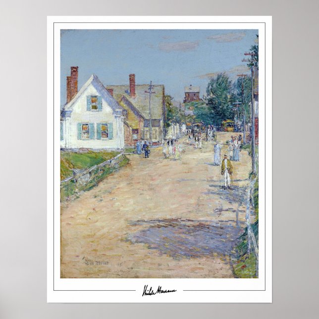 Childe Hassam Zedign cartel de arte #36 (Frente)