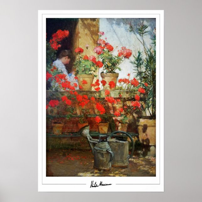 Childe Hassam Zedign cartel de arte #7 (Frente)