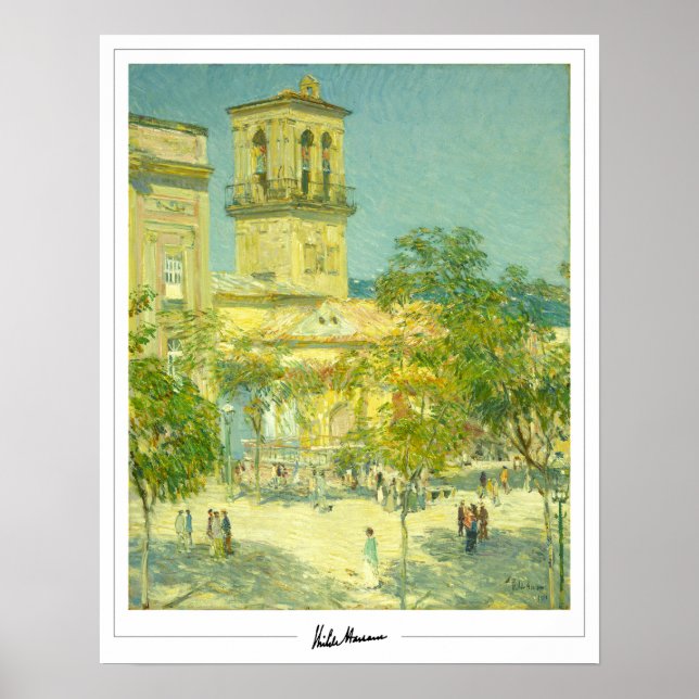 Childe Hassam Zedign Poster de arte #1-2 (Frente)