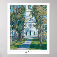 Childe Hassam Zedign Poster de arte #50