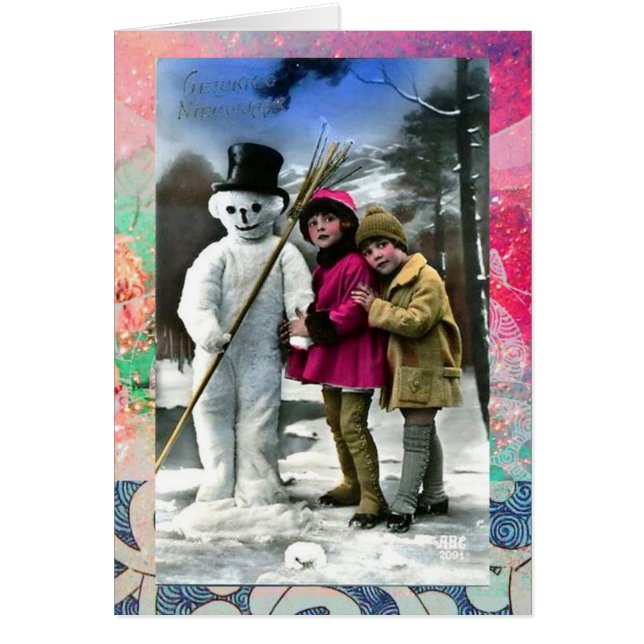 Children With Snowman (Frente)