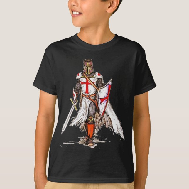 childs templar de la camiseta del caballero (Anverso)
