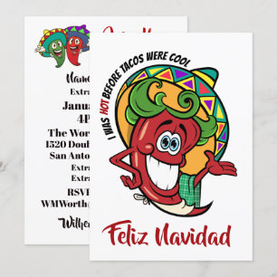 Chile Feliz Navidad Invitación