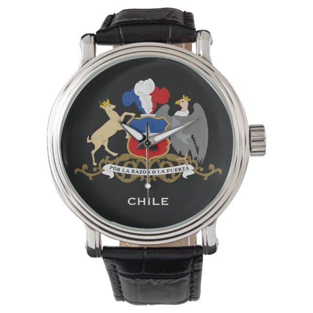 Chile* Personalizado Watch Reloj personalizado Chi (Anverso)