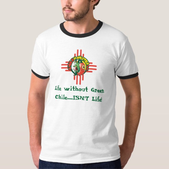 ChileMonster.com "vida sin Chile…" Camiseta (Anverso)