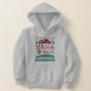 Chilin con mis muñecas de nieve - Arte de Winter W