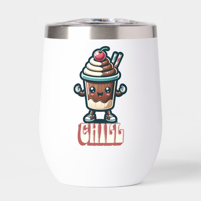Chill Chocolate Milkshake Pun (Frente)