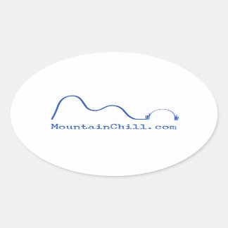 Chill de montaña - Pegatina de parachoques
