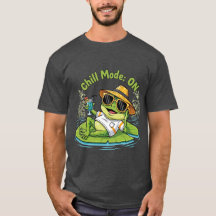 Chill Frog – Camiseta de Vibraciones Divertidas y 