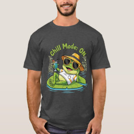 Chill Frog – Camiseta de Vibraciones Divertidas y
