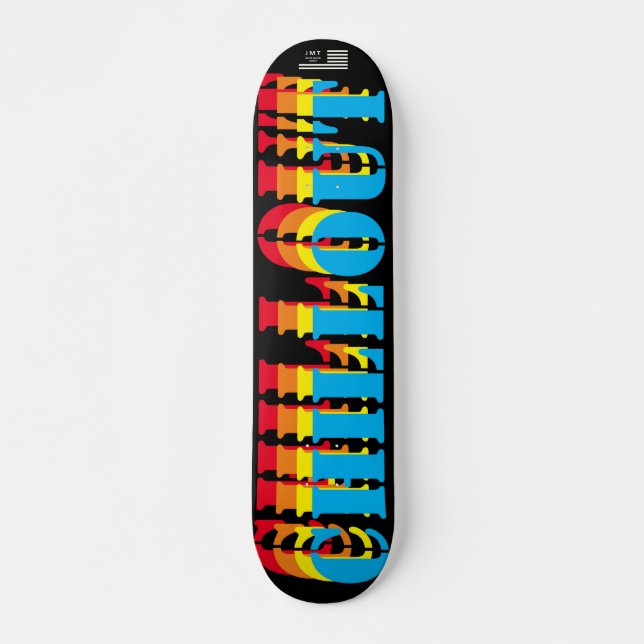 CHILL OUT JMT 7 3/4" Deck de Skateboard (Anverso )