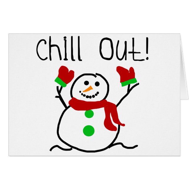 Chill Out Snowman (Anverso (Horizontal))