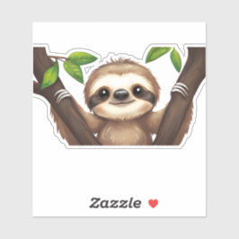 Chill Sloth Pegatina - Sólo con vibraciones lentas