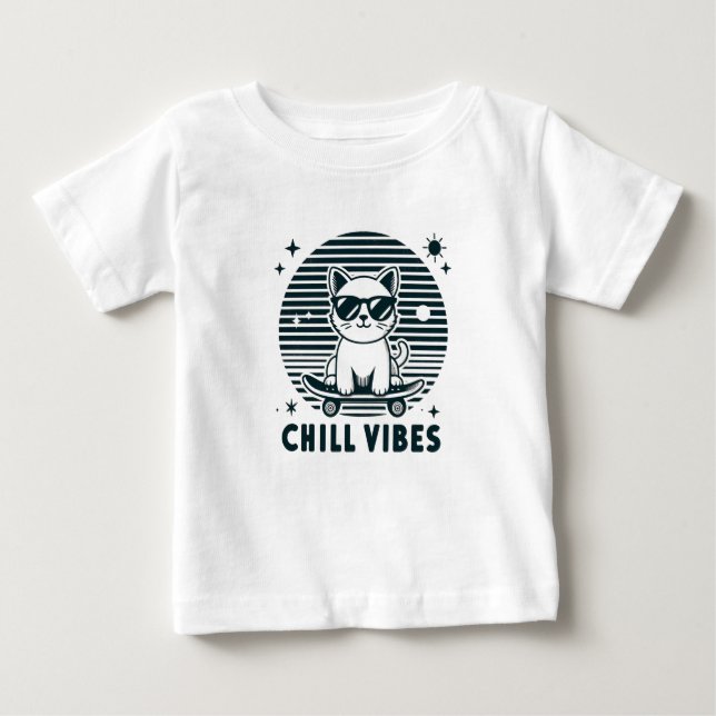 Chill Vibes Baby Guay Graphic Jersey Tee (Anverso)