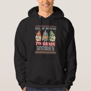 Chillin con mi sétimo grado Gnomies Ugly Sweater C
