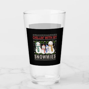 Chillin Con Mis Snowmies Navidades graciosos