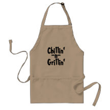 Chillin - delantal de la n Grillin