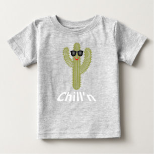 Chill'n Cactus Design - Camiseta Baby Fine Jersey