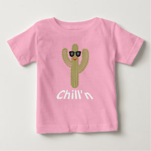 Chill'n Cactus Design - Camiseta Baby Fine Jersey