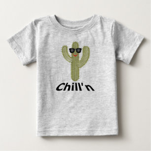 Chill'n Cactus Design - Camiseta de jersey suave p