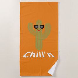 Chill'n Cactus Design - Toalla de playa