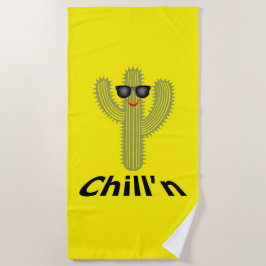 Chill'n Cactus Design - Toalla de playa