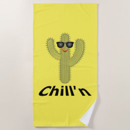 Chill'n Cactus Design - Toalla de playa