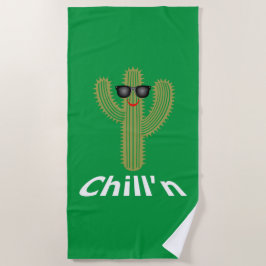 Chill'n Cactus Design - Toalla de playa