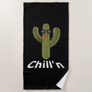 Chill'n Cactus Design - Toalla de playa