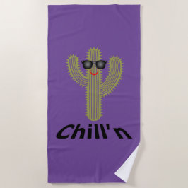 Chill'n Cactus Design - Toalla de playa