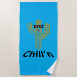 Chill'n Cactus Design - Toalla de playa