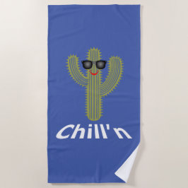 Chill'n Cactus Design - Toalla de playa