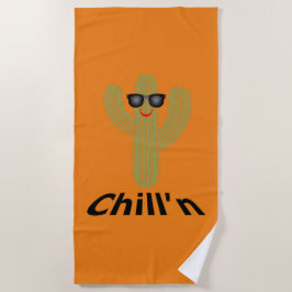 Chill'n Cactus Design - Toalla de playa