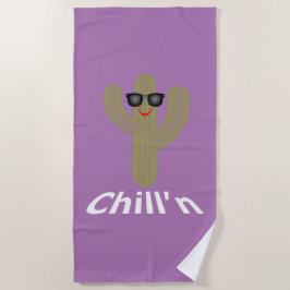 Chill'n Cactus Design - Toalla de playa