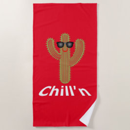 Chill'n Cactus Design - Toalla de playa