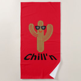 Chill'n Cactus Design - Toalla de playa