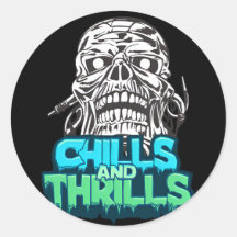Chills & Thrills crían pegatinas gráficos de Hallo