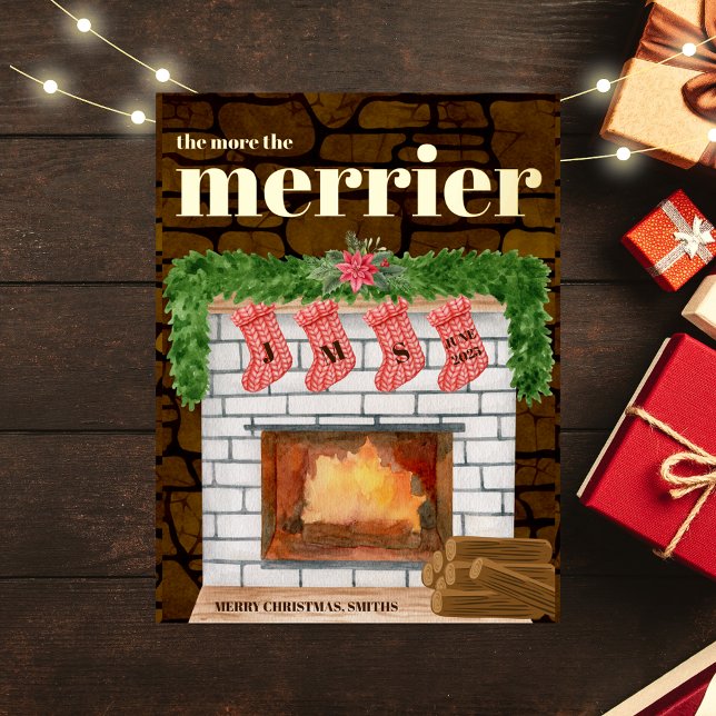 Chimenea Navidades acogedores Invitación de embara (Subido por el creador)