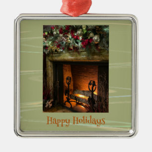 Chimenea Ornamento de Navidad