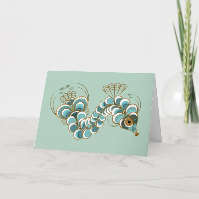 Chimera - Tarjeta de felicitación para caballitos  (Anverso)