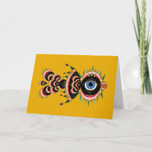 Chimera - Tarjeta de saludo para aves de pescado