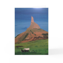Chimney Rock Nebraska Blank Tarjeta de Saludo